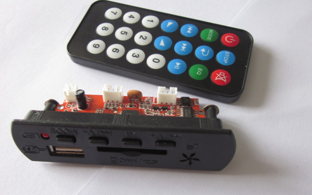 FM MP3 module with remote control