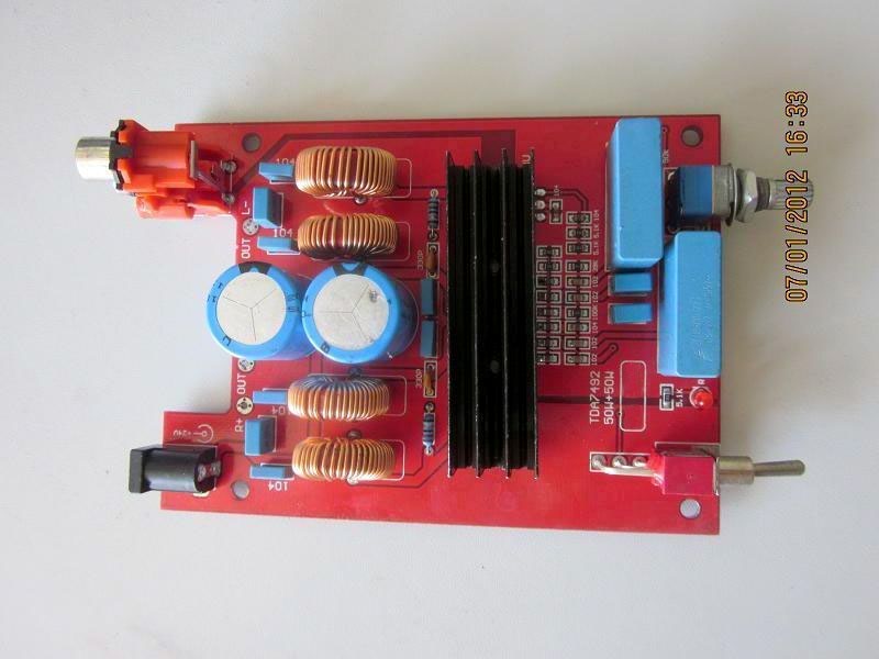 class D 50W stereo amplifier module