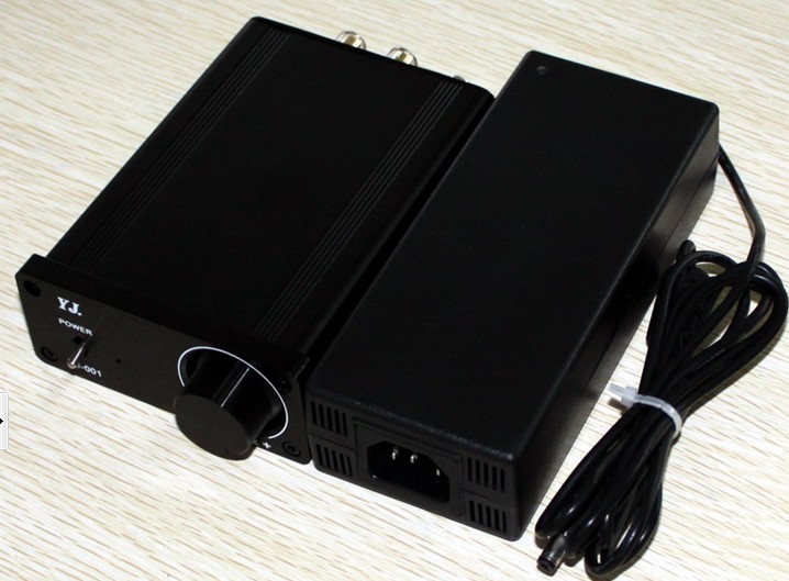 2*50W class D amplifier with power supply