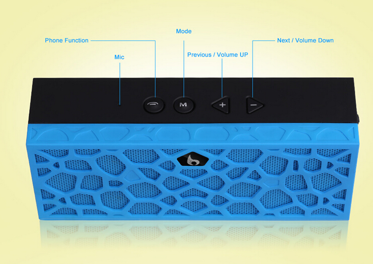 hotsell  Portable Honeycomb Shaped Bluetooth Speaker BT Speaker