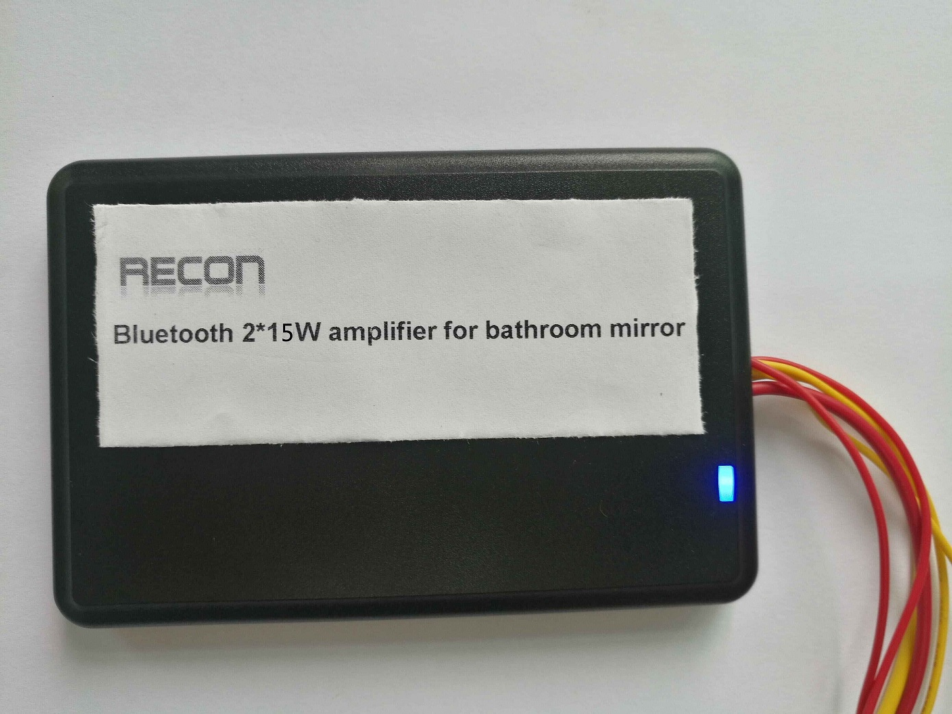 compact bathroom mirror bluetooth amplifier