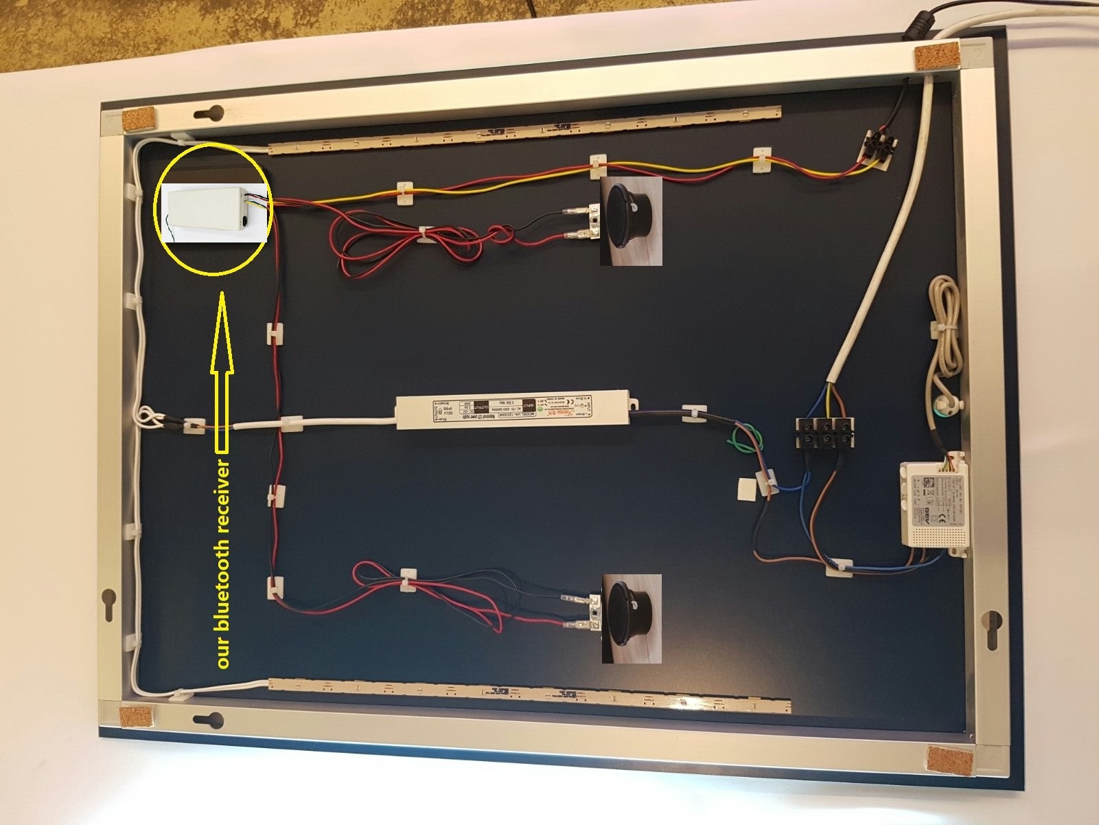 CSR bluetooth exciter sound system with transducers