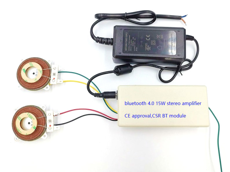 2*15W CSR Bluetooth 4.0 Exciter Soundsystem with transducer